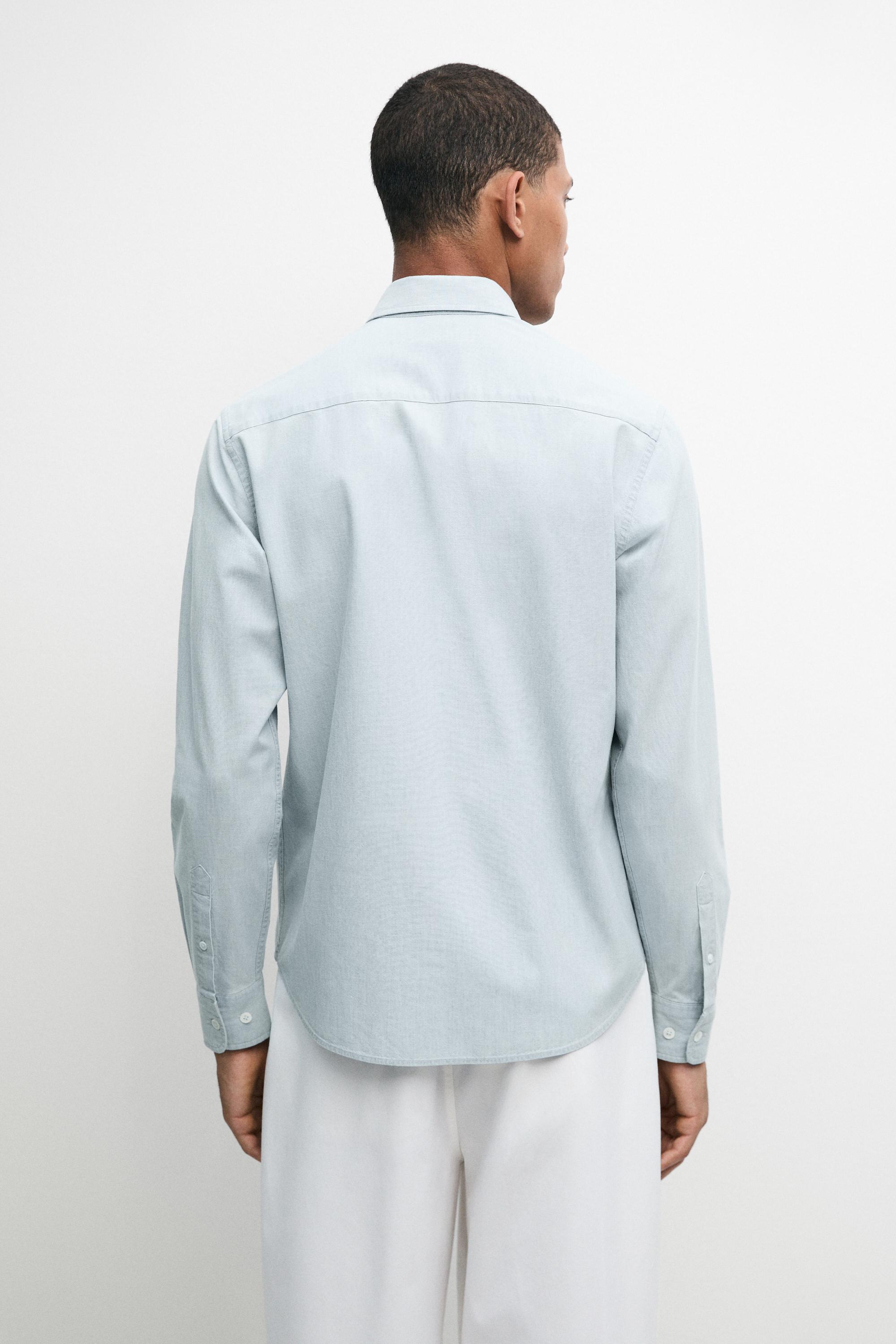 100% cotton denim shirt